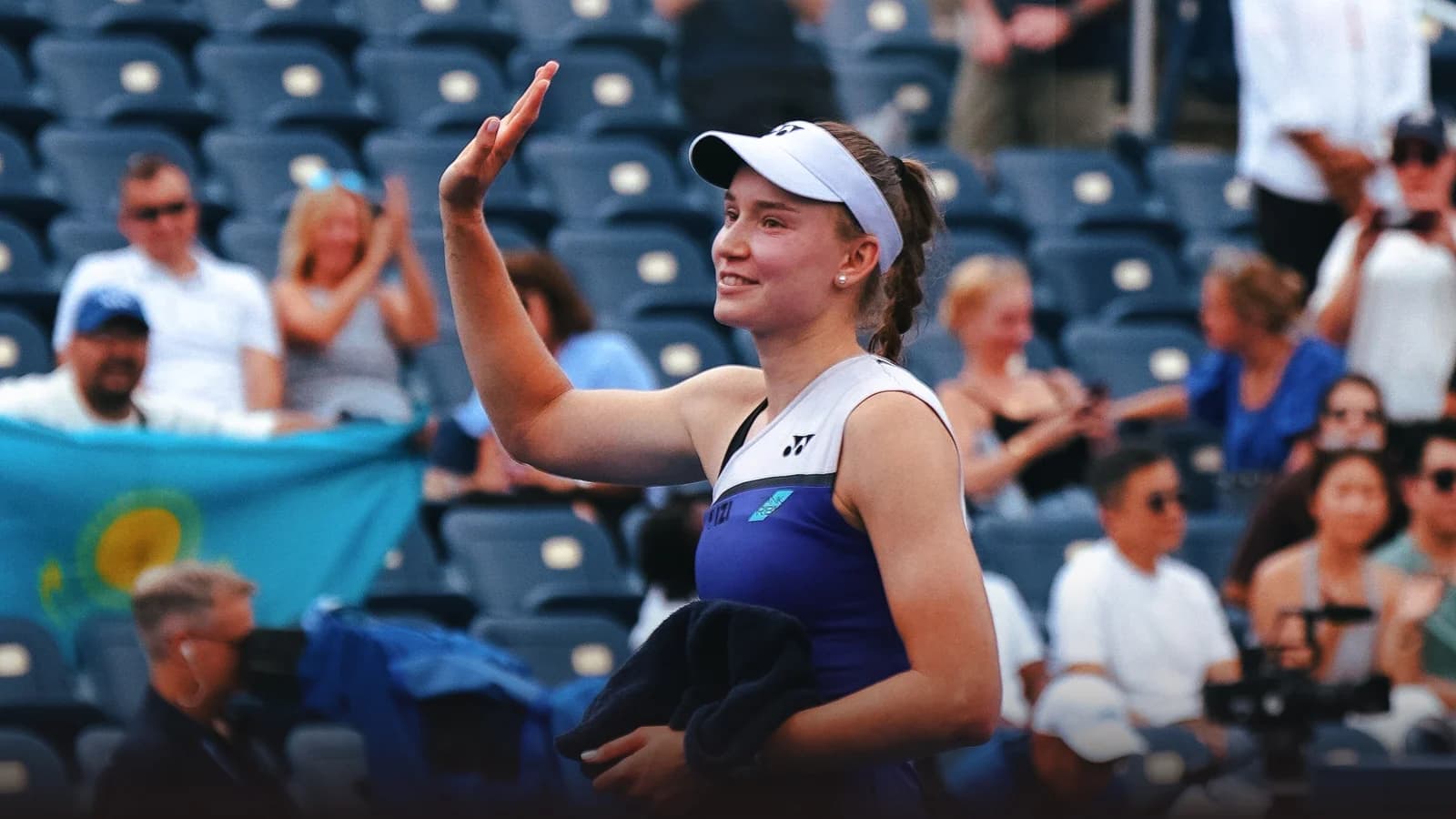 Rybakina debutó con victoria en el US Open ante Thea Frodin