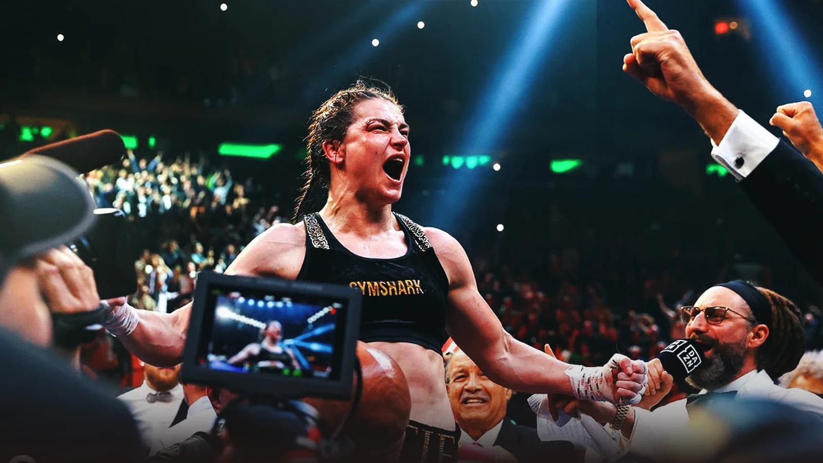 Katie Taylor se despidió del boxeo ante 80.000 personas en Croke Park